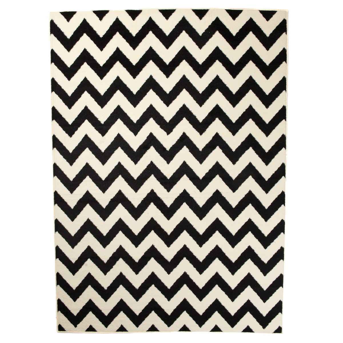 Tappeto Dream Nero Crema Geometrico Zig zag