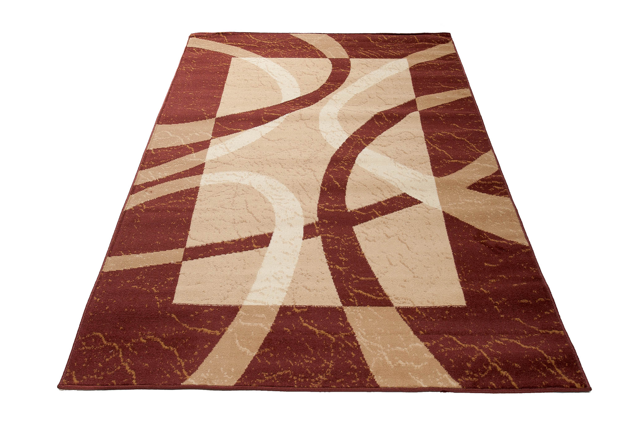 Tappeto Dream Marrone Beige Cornice Linee