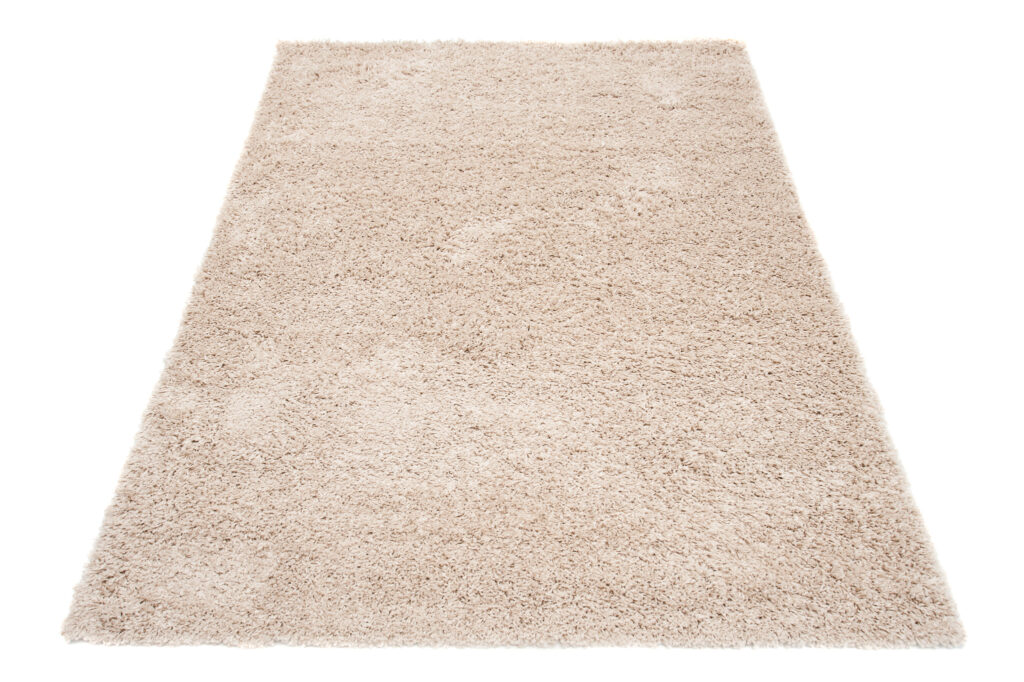 Tappeto Essence Shaggy Monocolore Beige Scuro