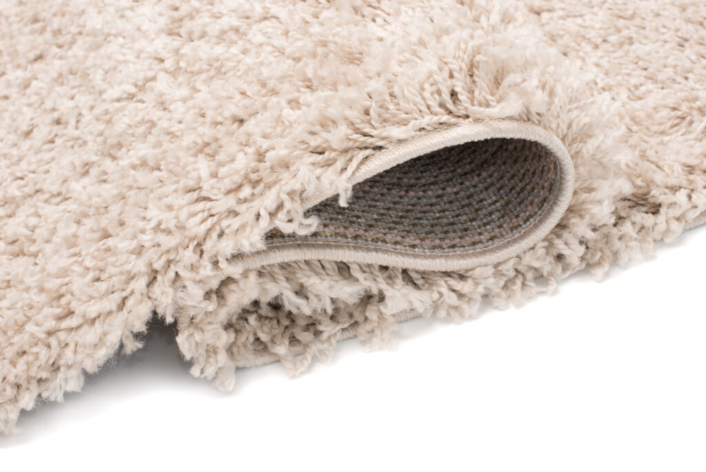 Tappeto Essence Shaggy Monocolore Beige Scuro
