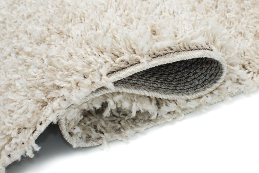Tappeto Essence Shaggy Monocolore Beige Chiaro