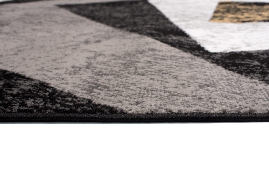 Tappeto Dream Geometrico Grigio Giallo Quadrati