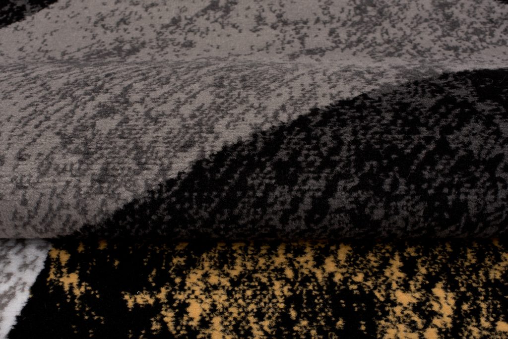 Tappeto Dream Geometrico Grigio Giallo Quadrati