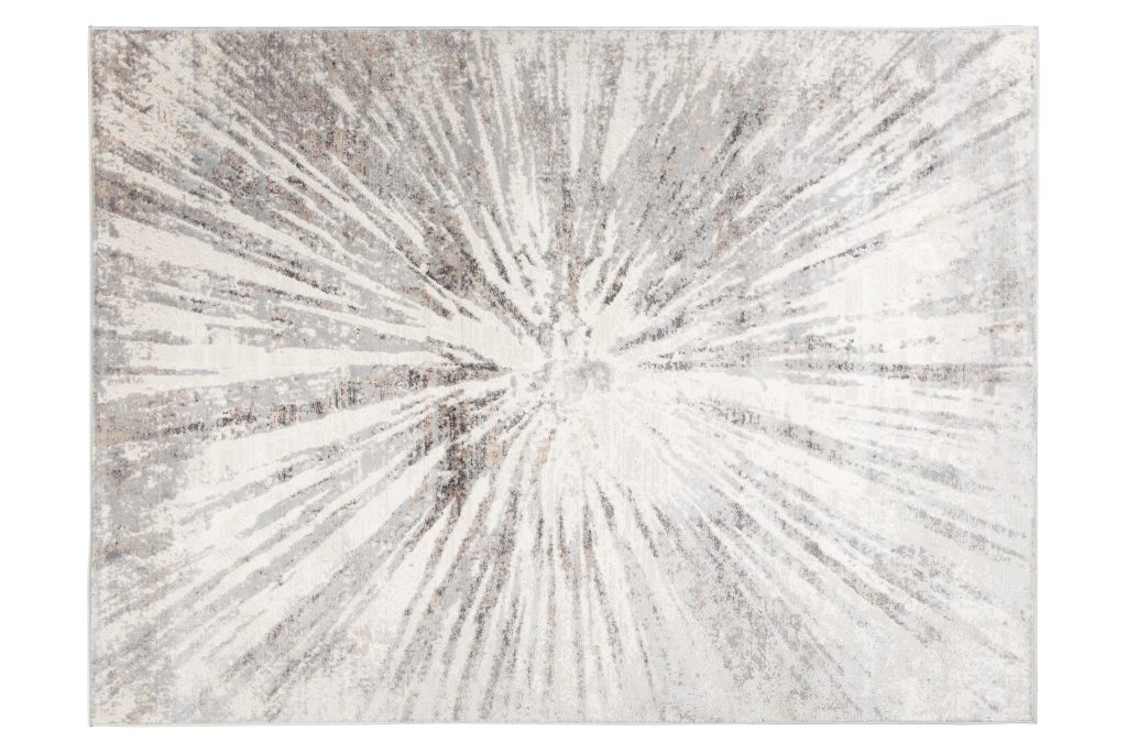 Tappeto Valley Grigio Beige Astratto Vetro