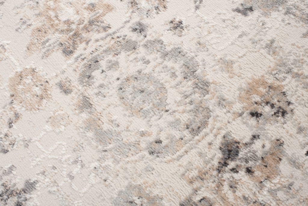 Tappeto Valley Grigio Beige Ornamenti Cornice