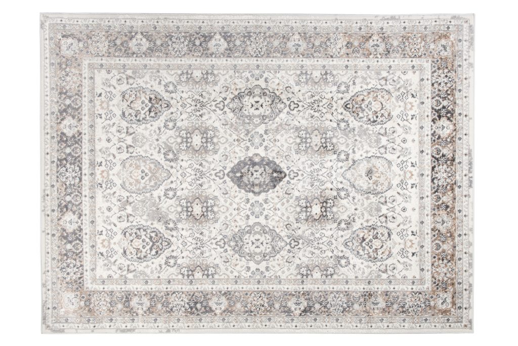 Tappeto Valley Grigio Rame Ornamenti Vintage