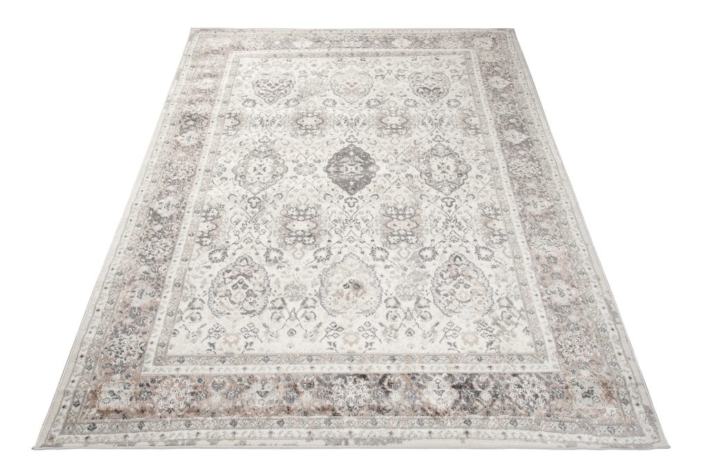 Tappeto Valley Grigio Rame Ornamenti Vintage