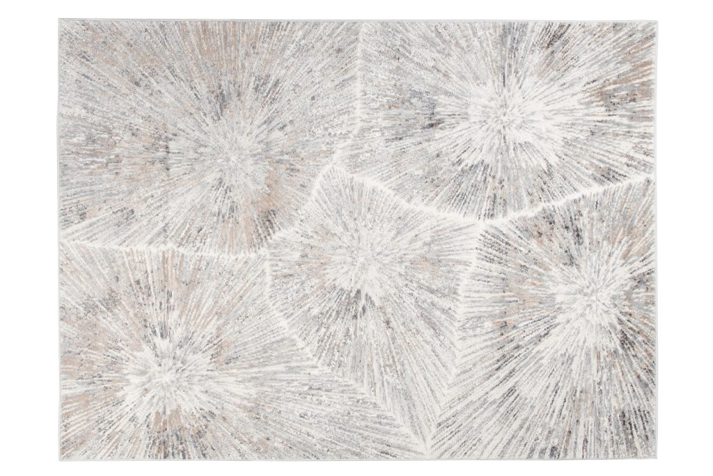 Tappeto Valley Grey Rame Moderno Linee