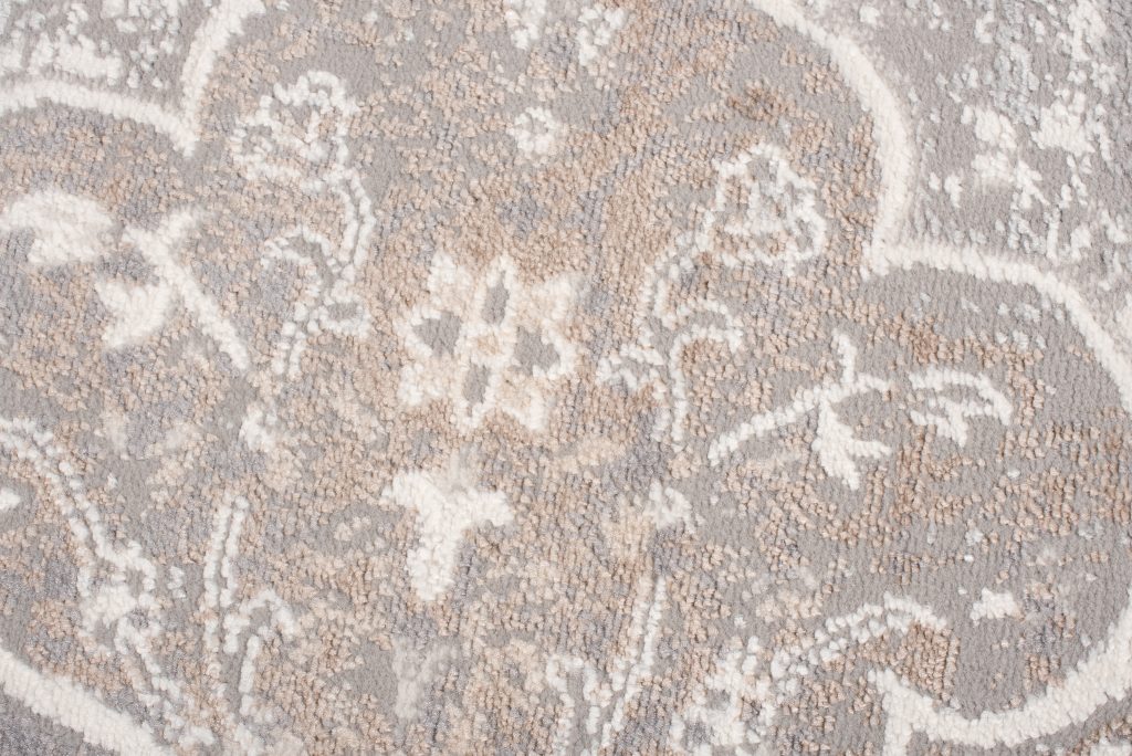 Tappeto Valley Grigio Beige Vintage Floreale