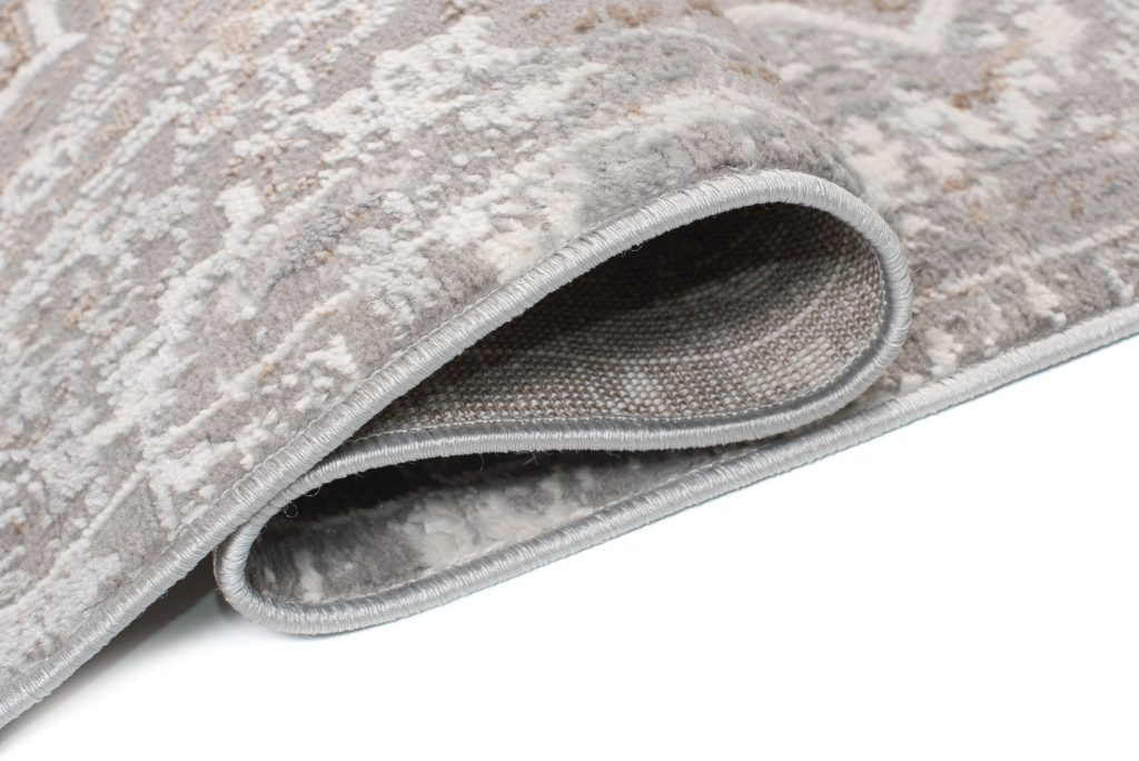 Tappeto Valley Grigio Beige Vintage Floreale