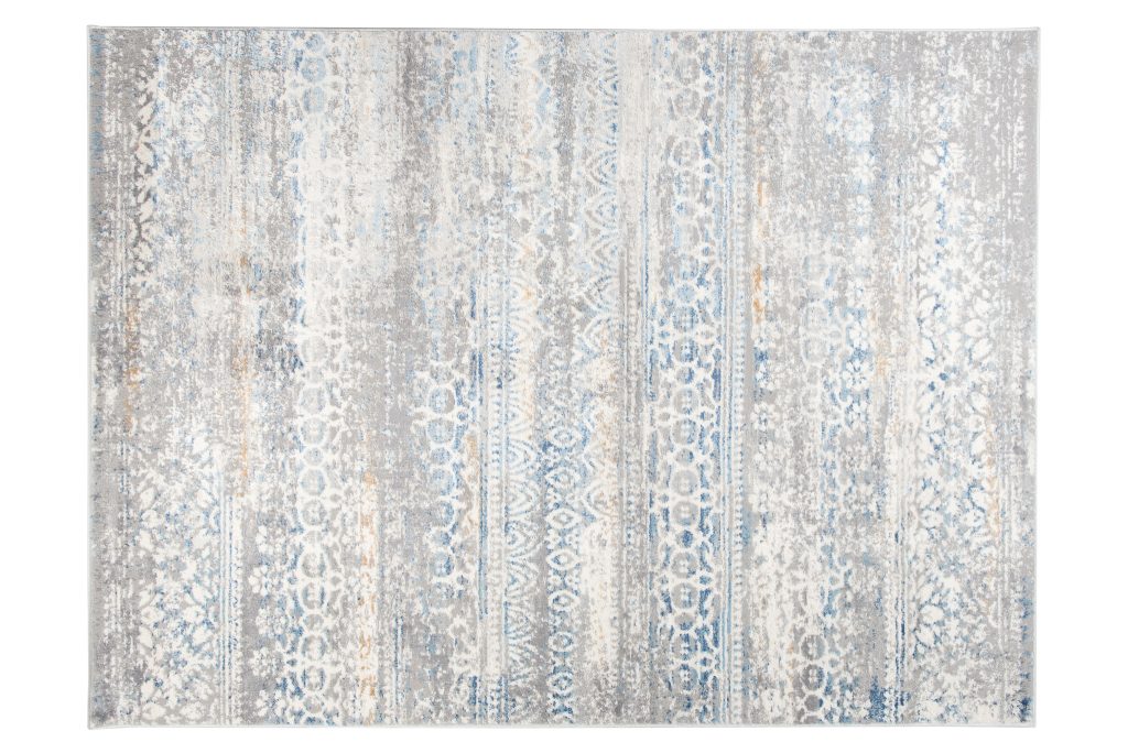 Tappeto Valley Grigio Blu Floreale Vintage