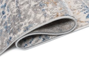 Tappeto Valley Grigio Blu Floreale Vintage