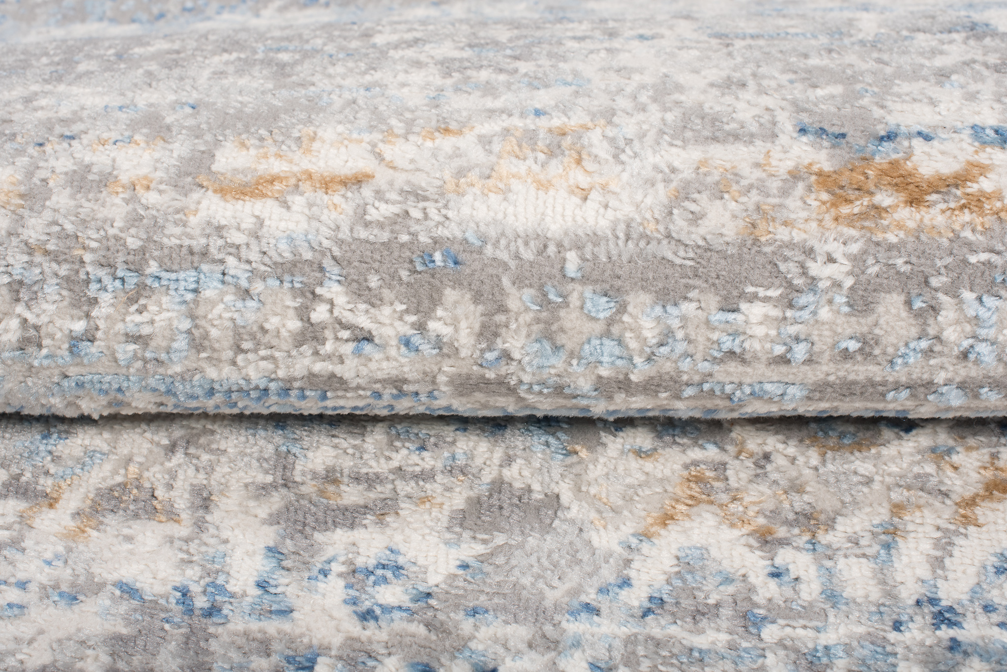 Tappeto Valley Grigio Blu Floreale Vintage