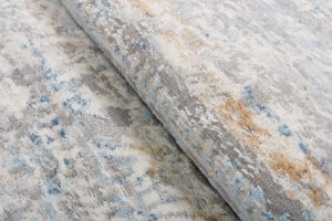 Tappeto Valley Grigio Blu Floreale Vintage