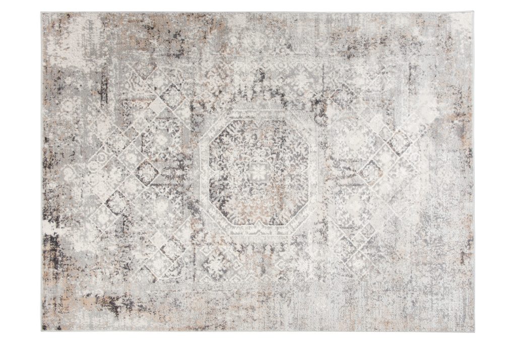 Tappeto Valley Grigio Beige Vintage Ornamenti