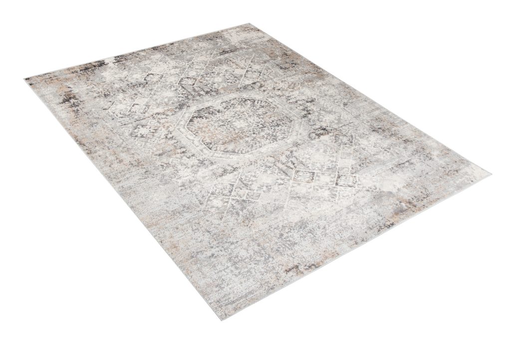 Tappeto Valley Grigio Beige Vintage Ornamenti
