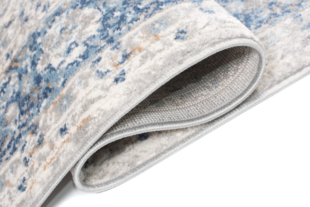 Tappeto Valley Grigio Blu Ornamenti Vintage