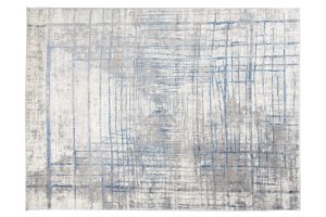Tappeto Valley Grigio Blu Astratto Linee