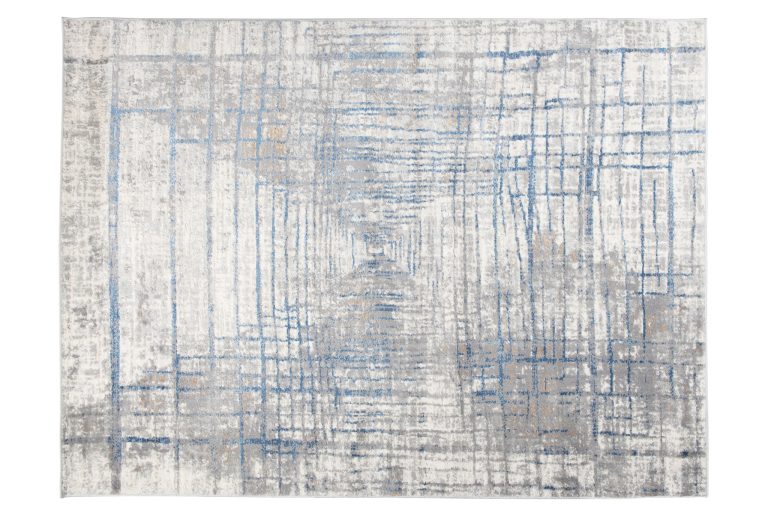 Tappeto Valley Grigio Blu Astratto Linee