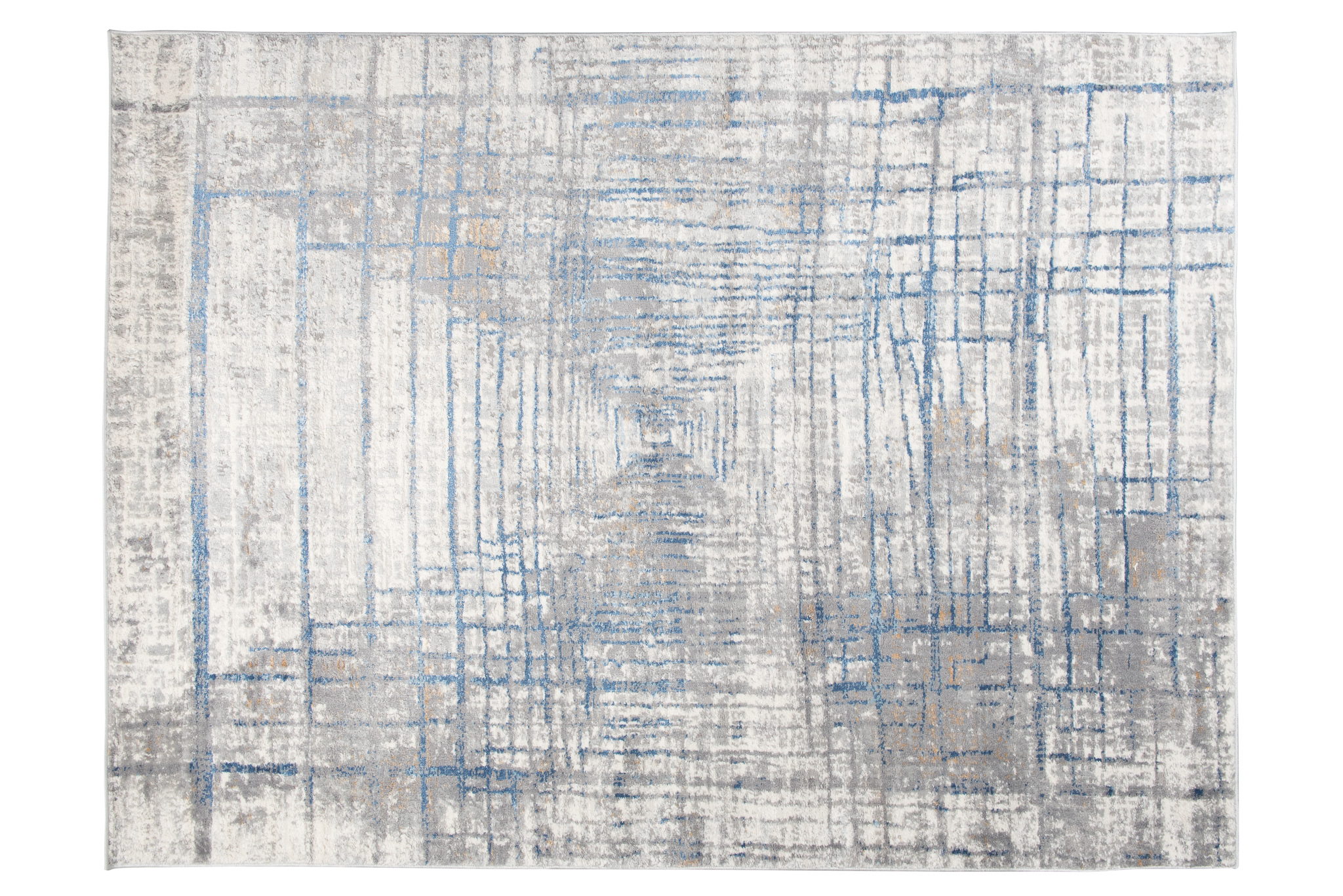 Tappeto Valley Grigio Blu Astratto Linee