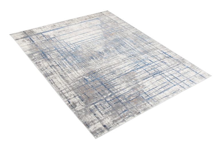 Tappeto Valley Grigio Blu Astratto Linee