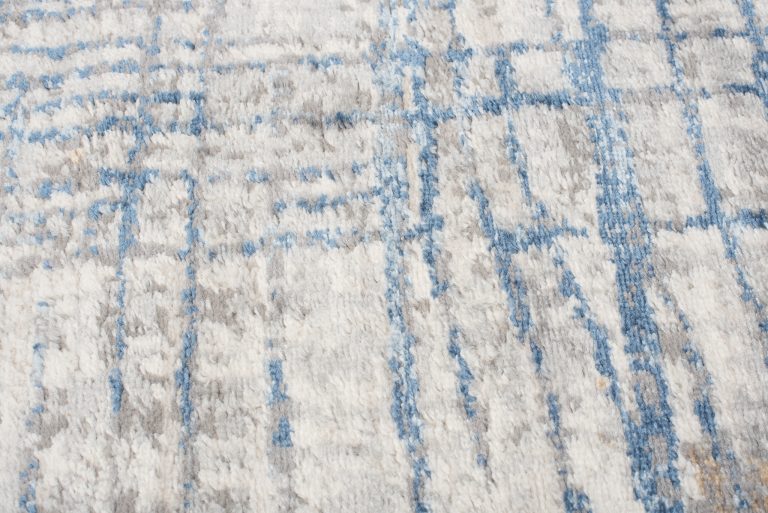 Tappeto Valley Grigio Blu Astratto Linee