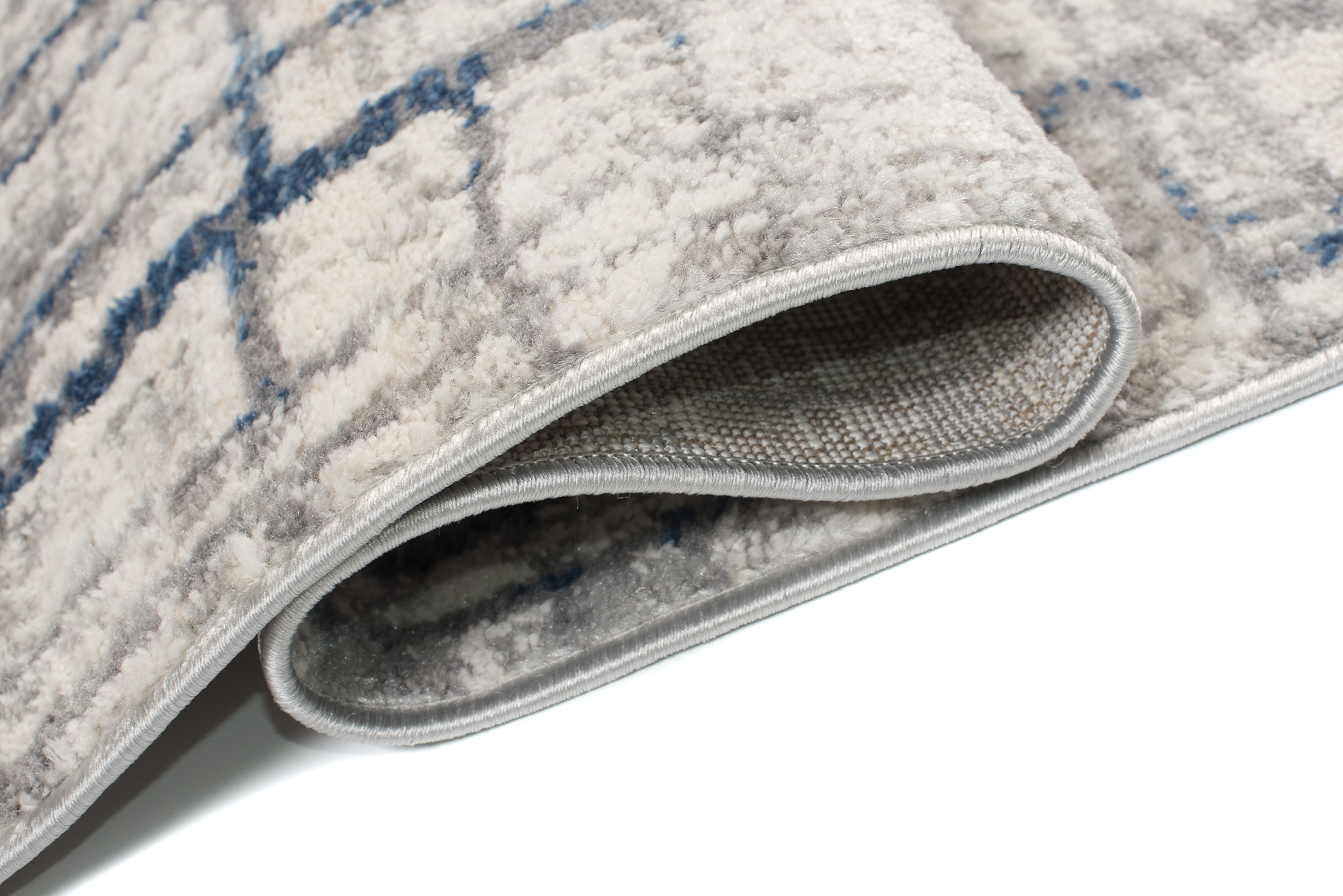 Tappeto Valley Grigio Blu Astratto Linee