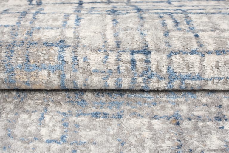 Tappeto Valley Grigio Blu Astratto Linee