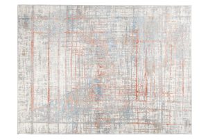 Tappeto Valley Grigio Salmone Astratto Linee