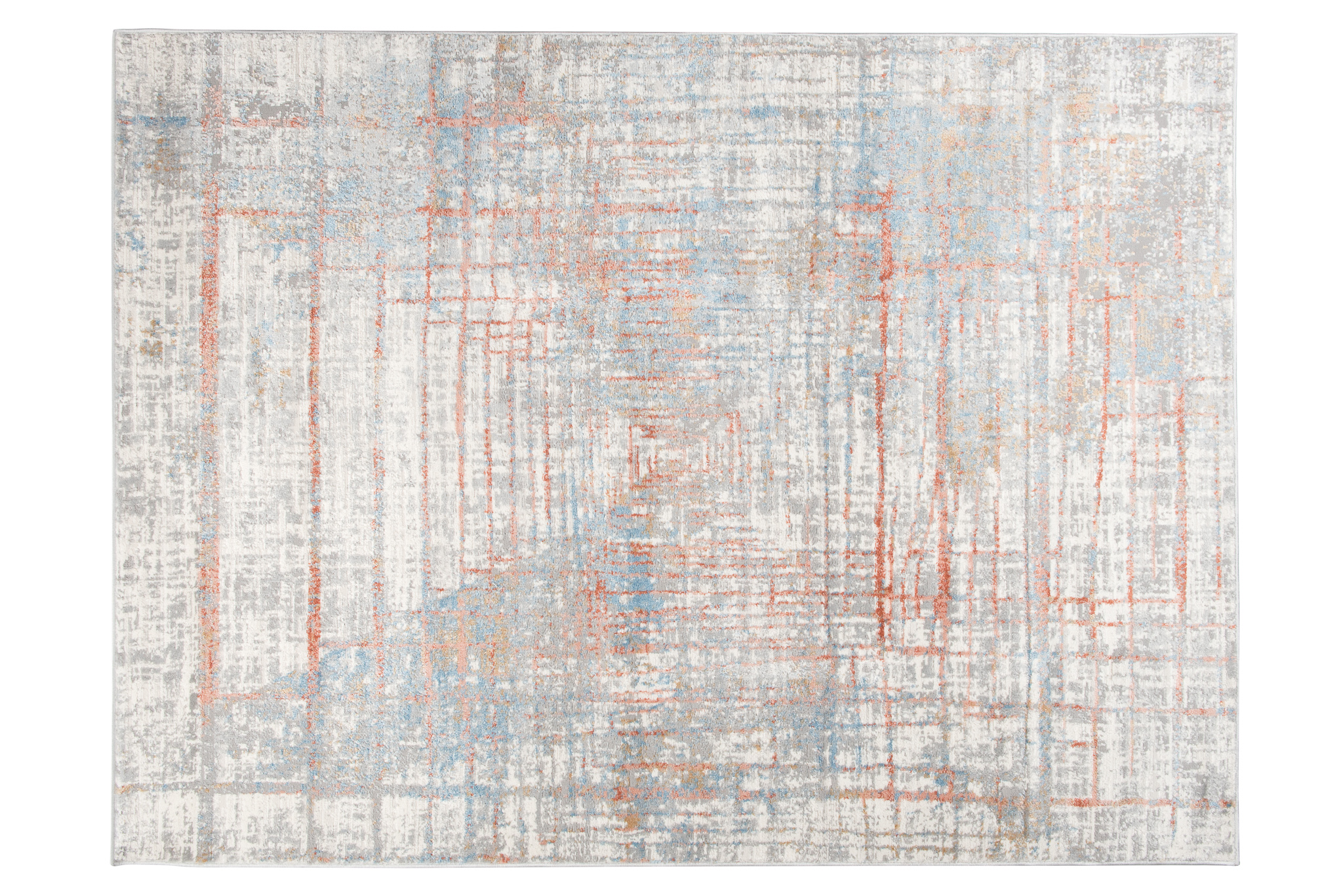 Tappeto Valley Grigio Salmone Astratto Linee