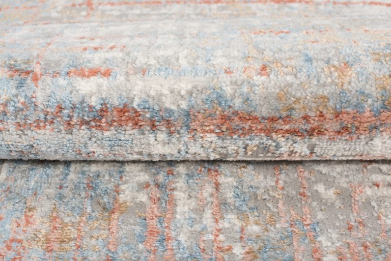 Tappeto Valley Grigio Salmone Astratto Linee