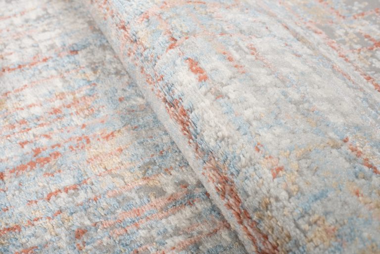 Tappeto Valley Grigio Salmone Astratto Linee