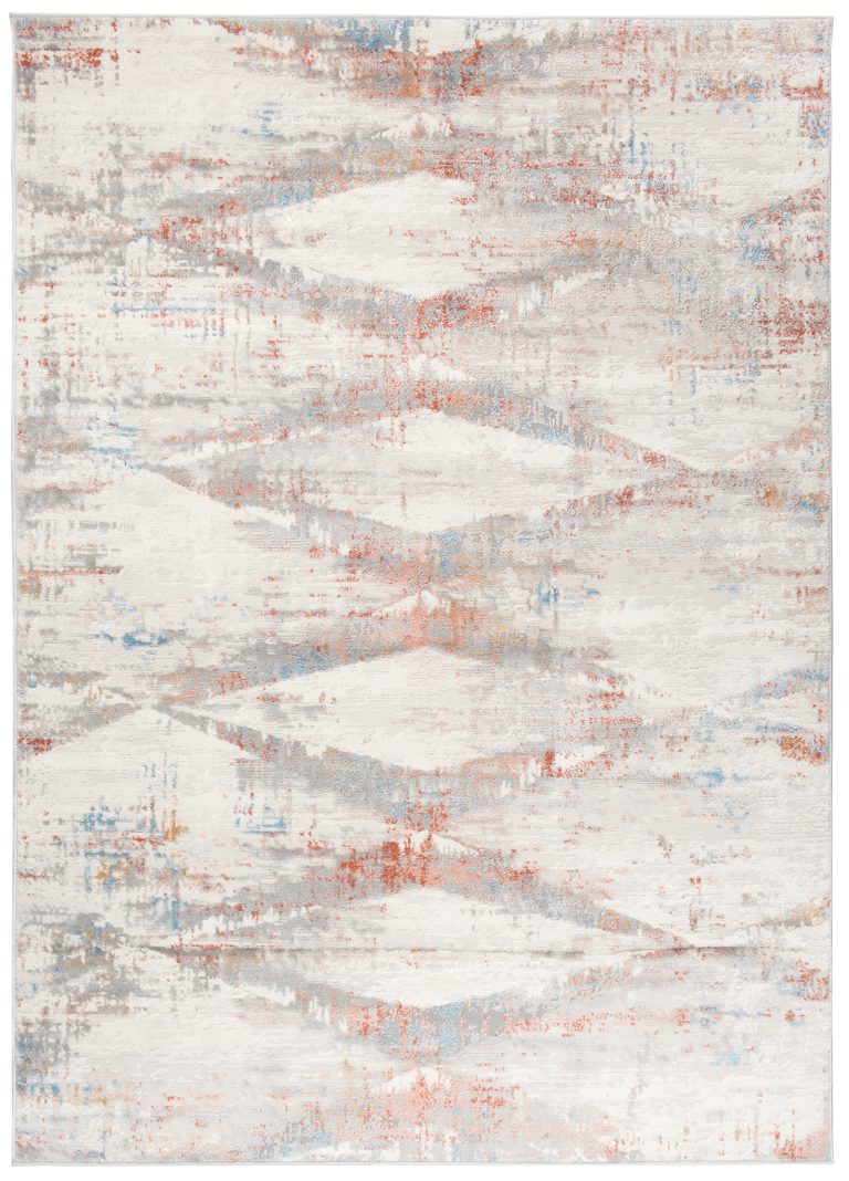 Tappeto Valley Grigio Salmone Geometrico