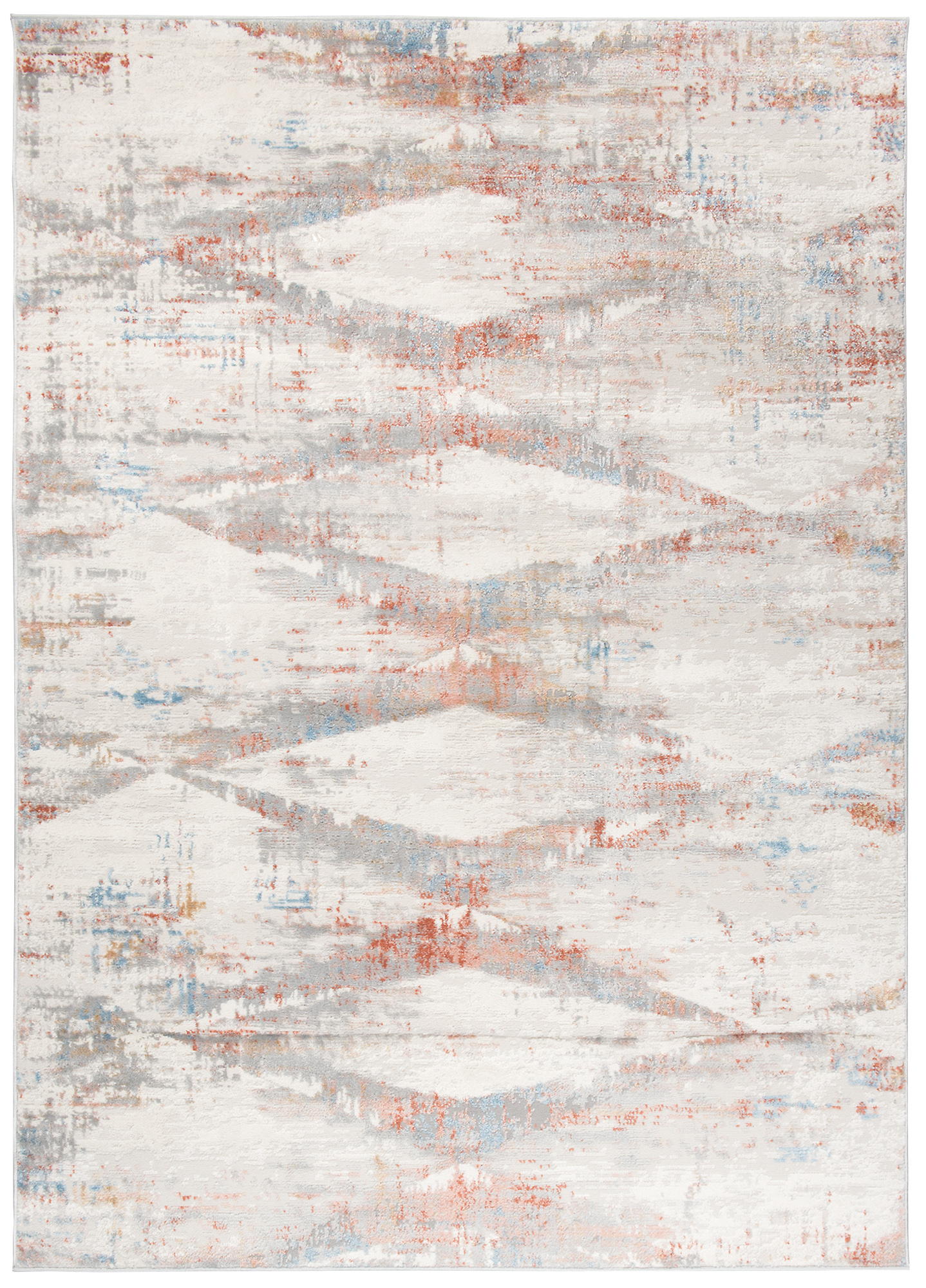 Tappeto Valley Grigio Salmone Geometrico