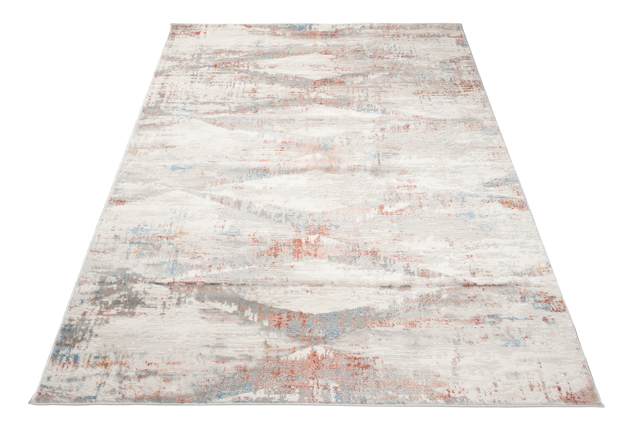 Tappeto Valley Grigio Salmone Geometrico