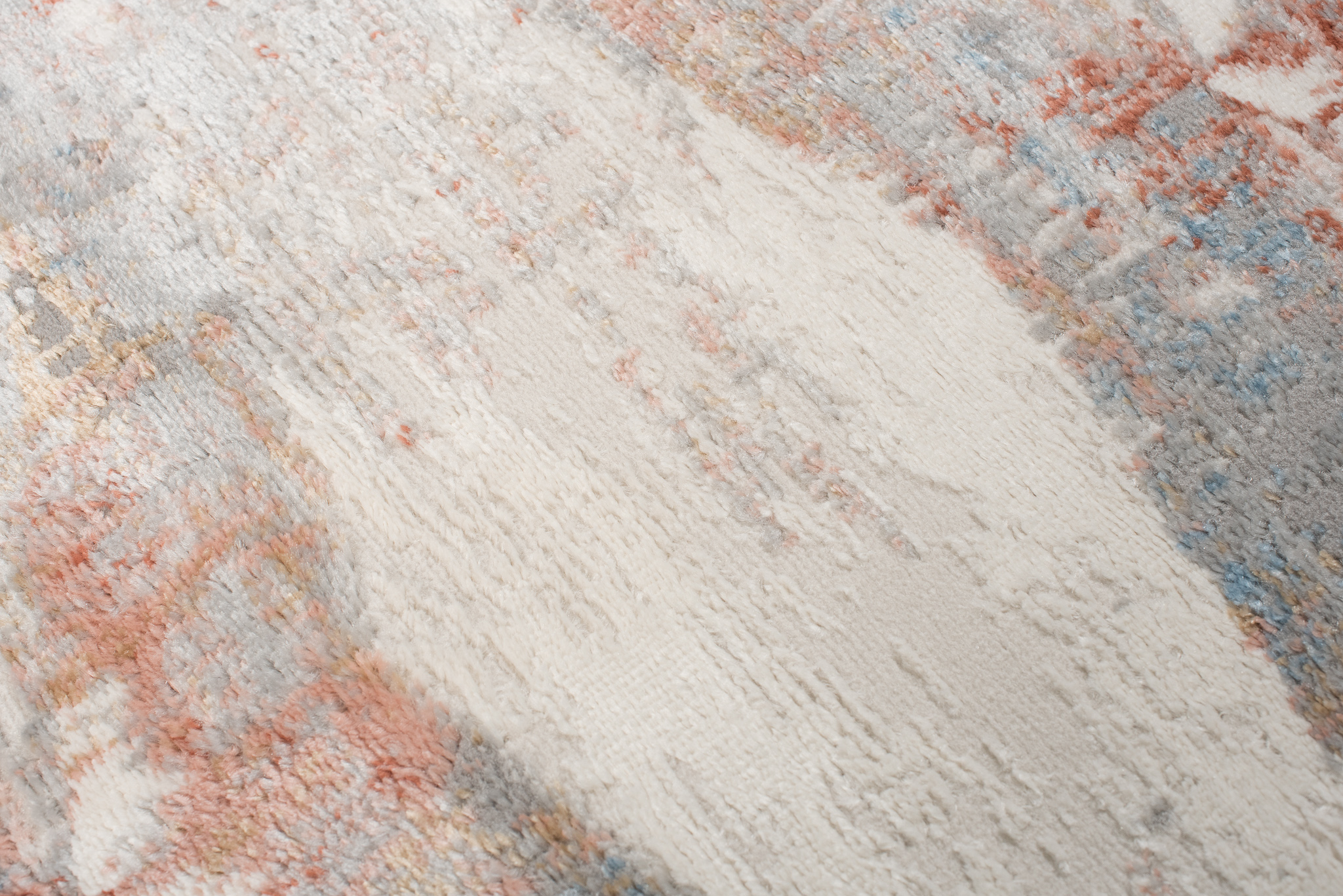 Tappeto Valley Grigio Salmone Geometrico