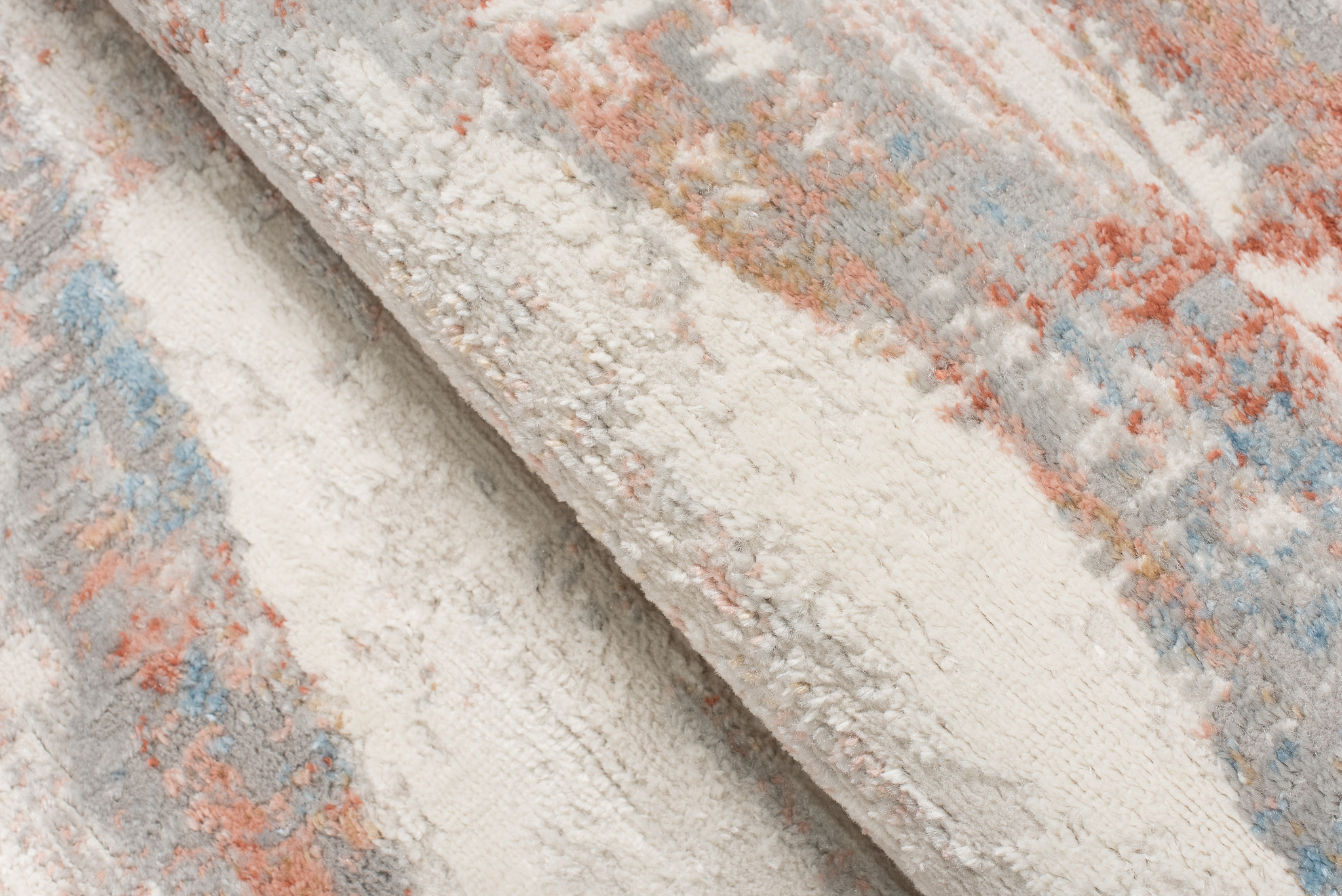 Tappeto Valley Grigio Salmone Geometrico