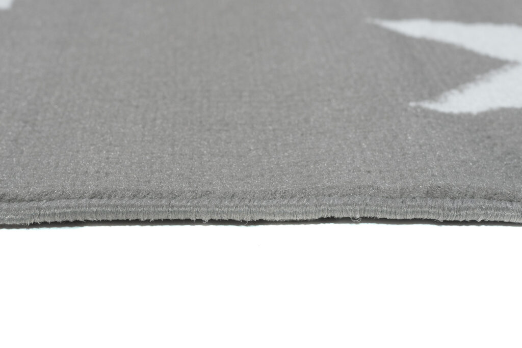 Tappeto Luxury Grigio Bianco Stelle per Bambini