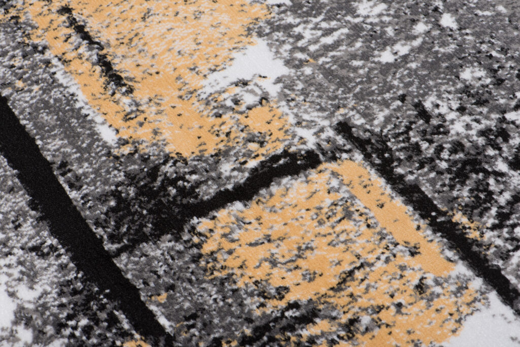 Tappeto Maya Grigio Giallo Sfumato