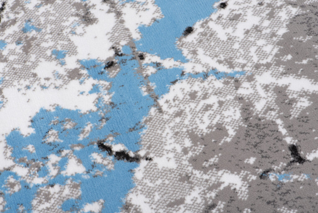 Tappeto Maya Grigio Blu Moderno
