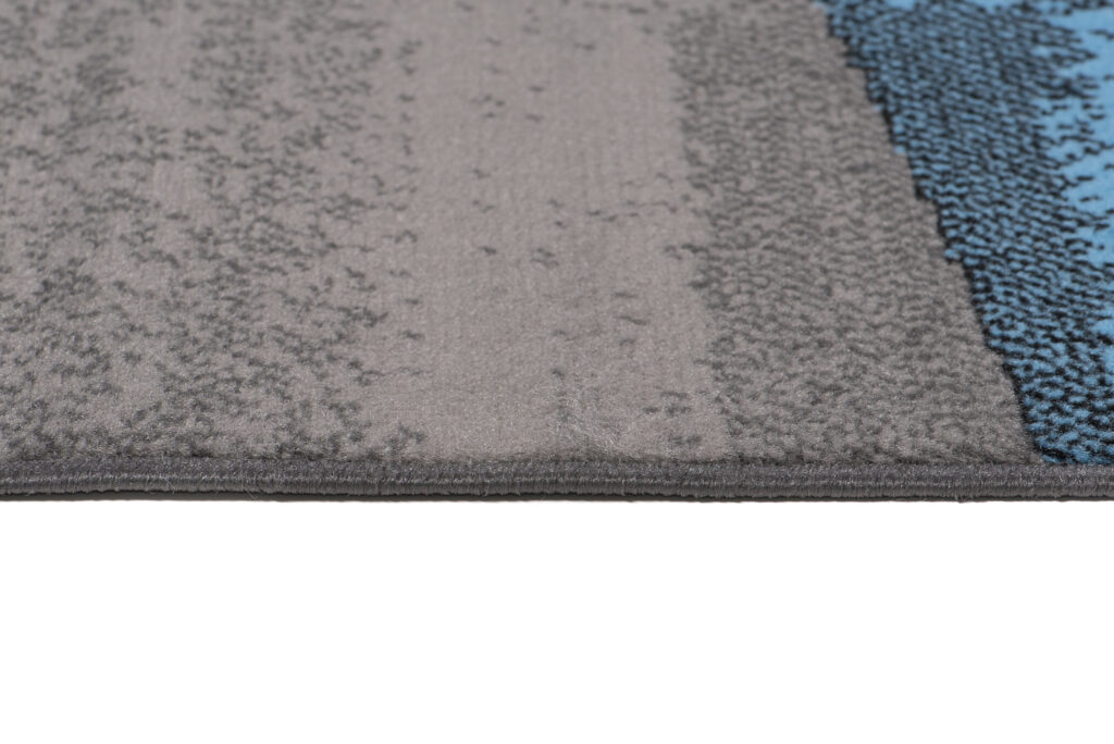Tappeto Maya Blu Grigio Geometrico