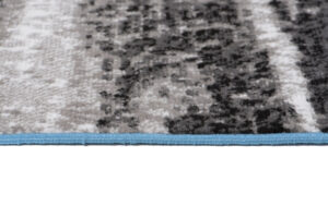 Tappeto Maya Grigio Blu a Righe