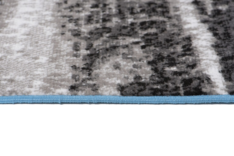 Tappeto Maya Grigio Blu a Righe