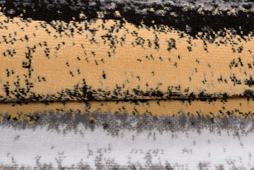 Tappeto Maya Grigio Giallo a Righe