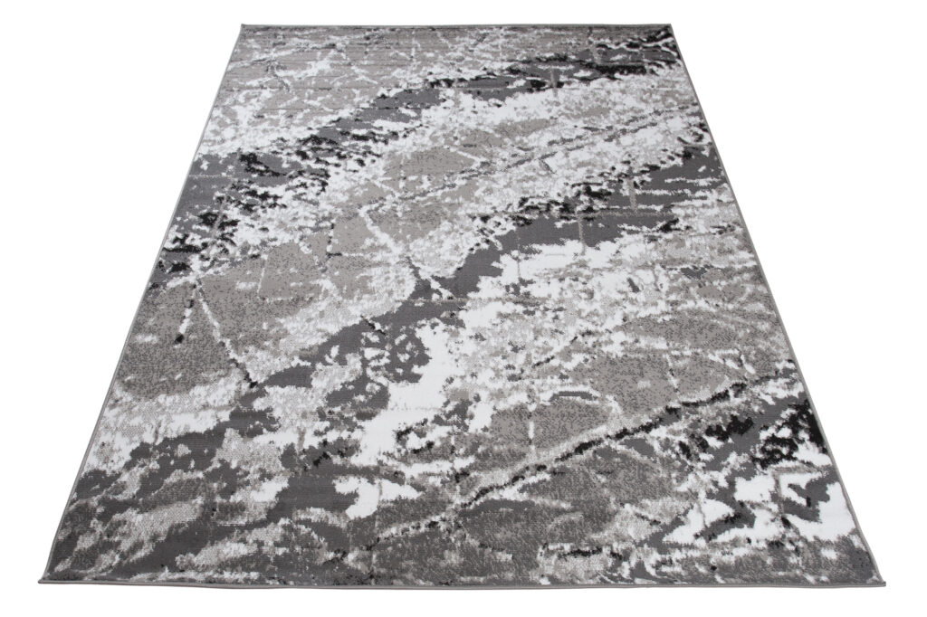 Tappeto Maya Grigio Nero Moderno