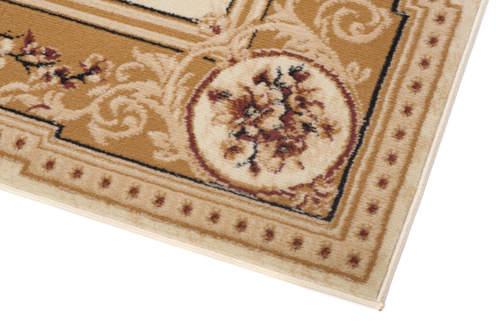 Tappeto Atlas Crema Beige Tradizionale Medaglione
