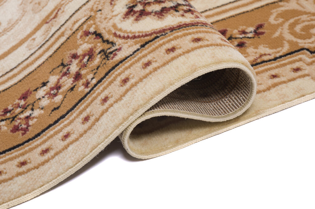 Tappeto Atlas Crema Beige Tradizionale Medaglione