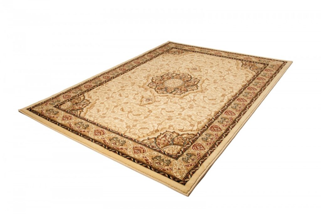 Tappeto Tradizionale Yesemek Crema Medaglione