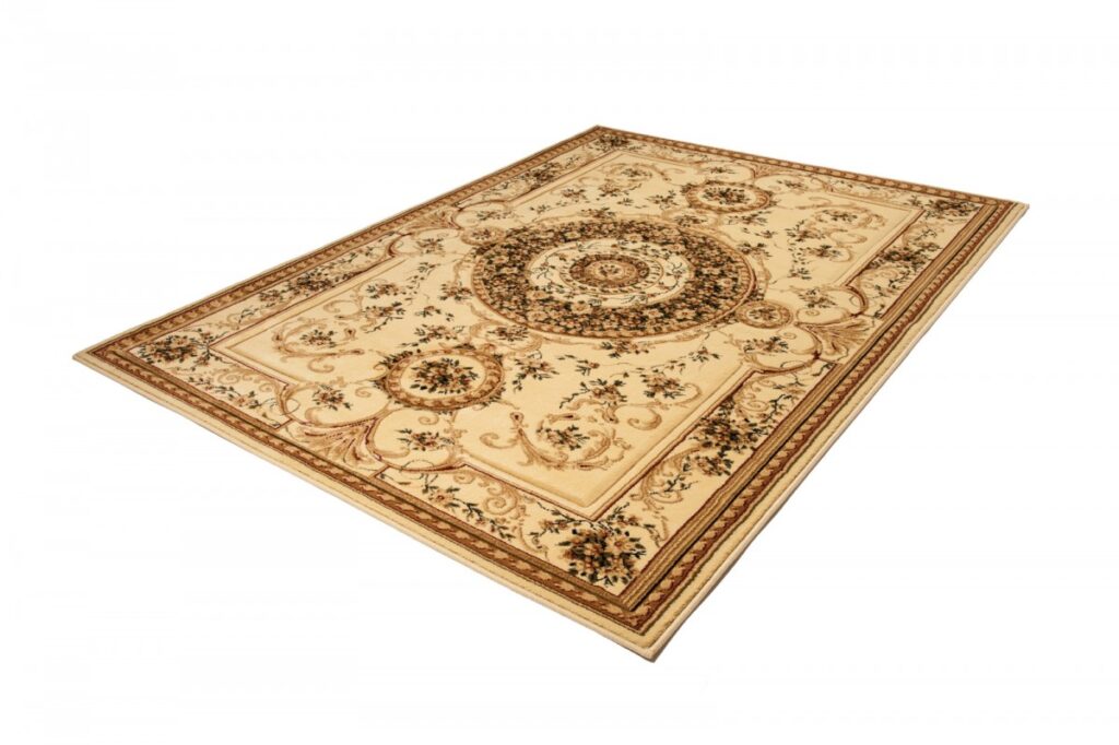 Tappeto Tradizionale Yesemek Crema Rosetta