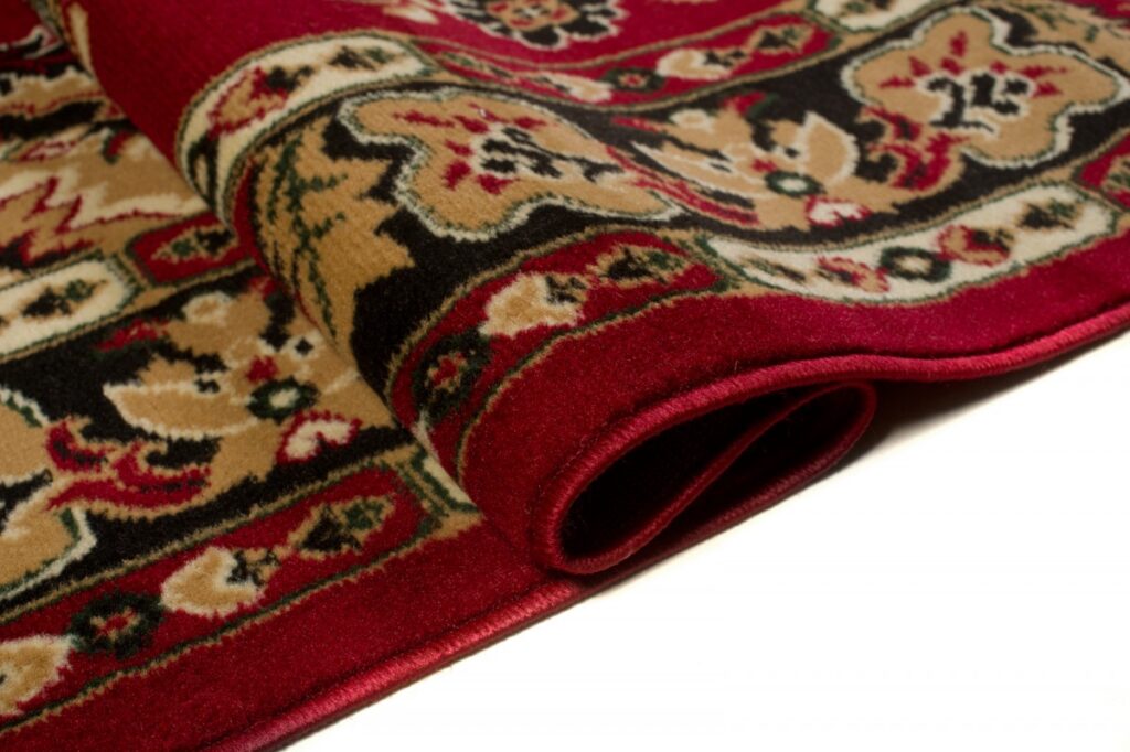 Tappeto Atlas Rosso Beige Tradizionale Rosetta